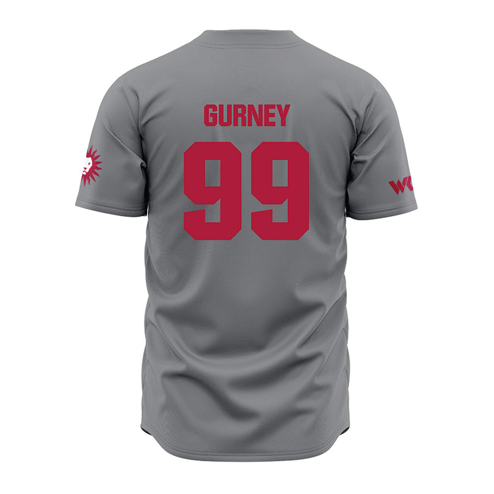 LMU - NCAA Baseball : Win Gurney - Grey Jersey-1