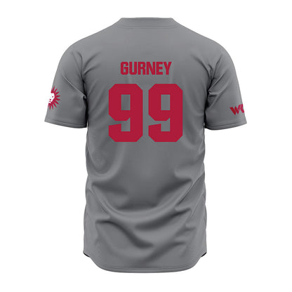 LMU - NCAA Baseball : Win Gurney - Grey Jersey-1