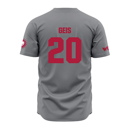 LMU - NCAA Baseball : Jake Geis - Grey Jersey-1