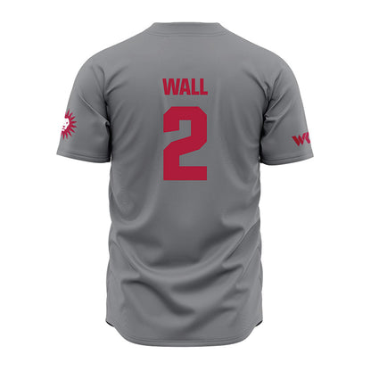 LMU - NCAA Baseball : Jaxson Wall - Grey Jersey-1