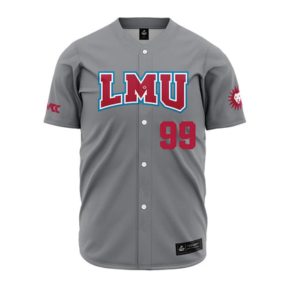 LMU - NCAA Baseball : Win Gurney - Grey Jersey-0
