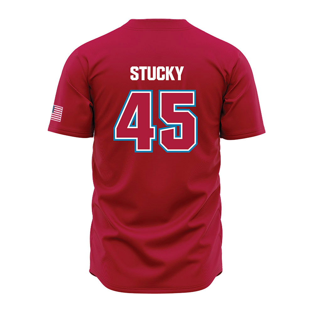 LMU - NCAA Baseball : Cole Stucky - Red Jersey-1
