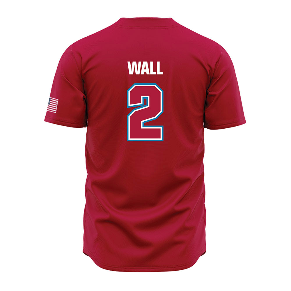 LMU - NCAA Baseball : Jaxson Wall - Red Jersey-1