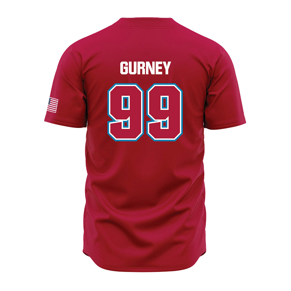 LMU - NCAA Baseball : Win Gurney - Red Jersey-1