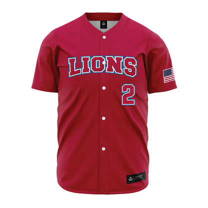 LMU - NCAA Baseball : Jaxson Wall - Red Jersey-0