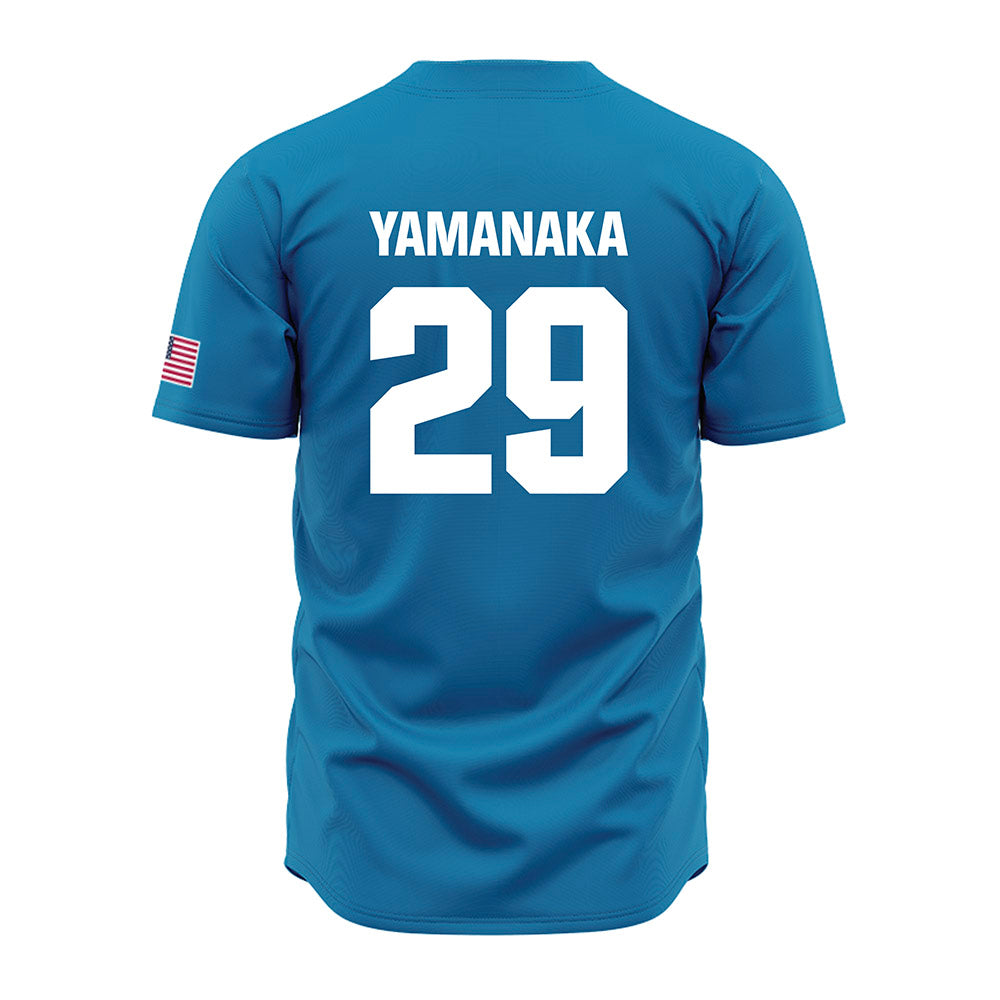 LMU - NCAA Baseball : Eli Yamanaka - Blue Jersey-1