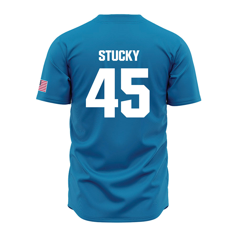LMU - NCAA Baseball : Cole Stucky - Blue Jersey-1
