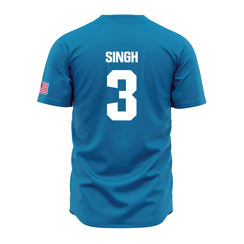 LMU - NCAA Baseball : Dylan Singh - Blue Jersey-1