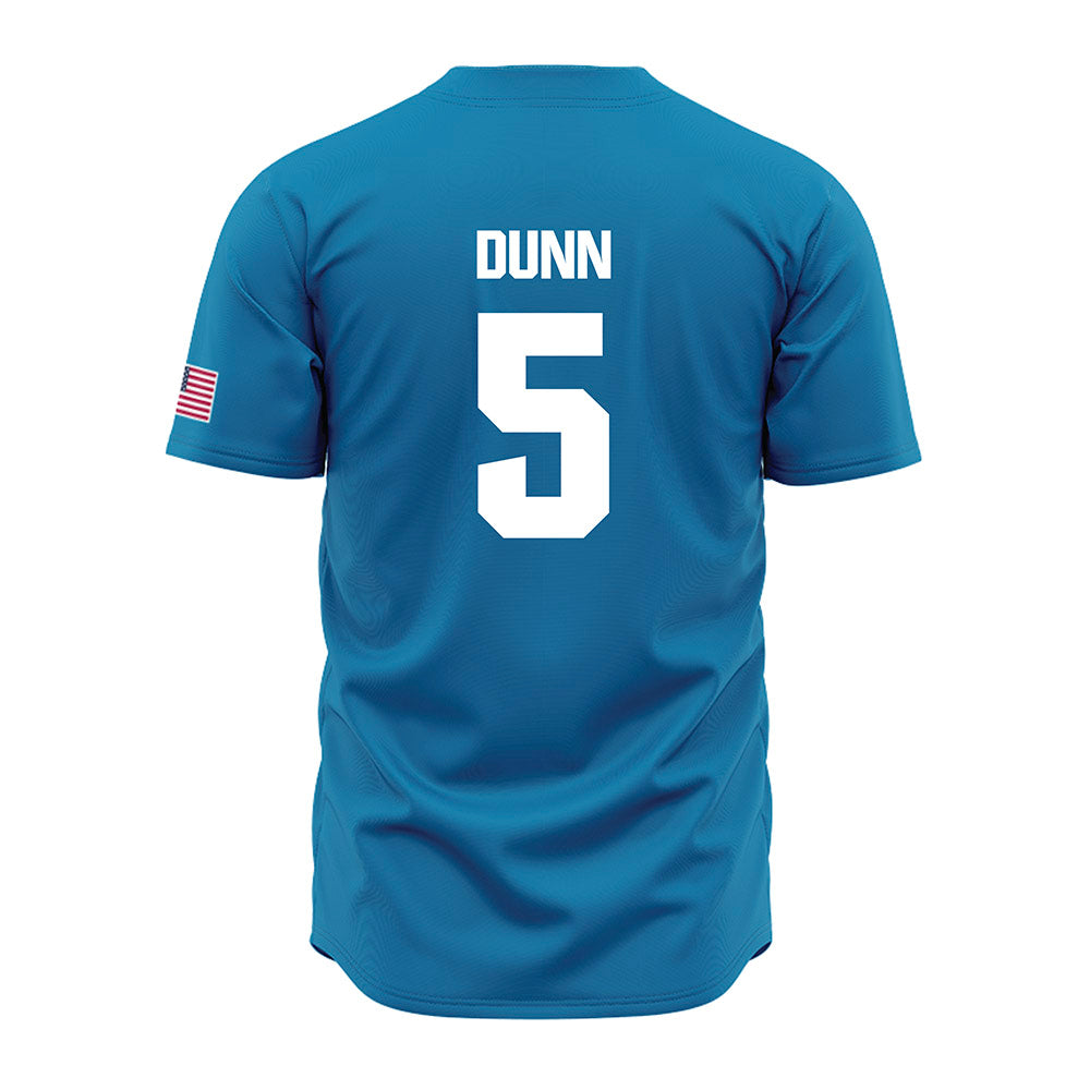LMU - NCAA Baseball : JD Dunn - Blue Jersey-1