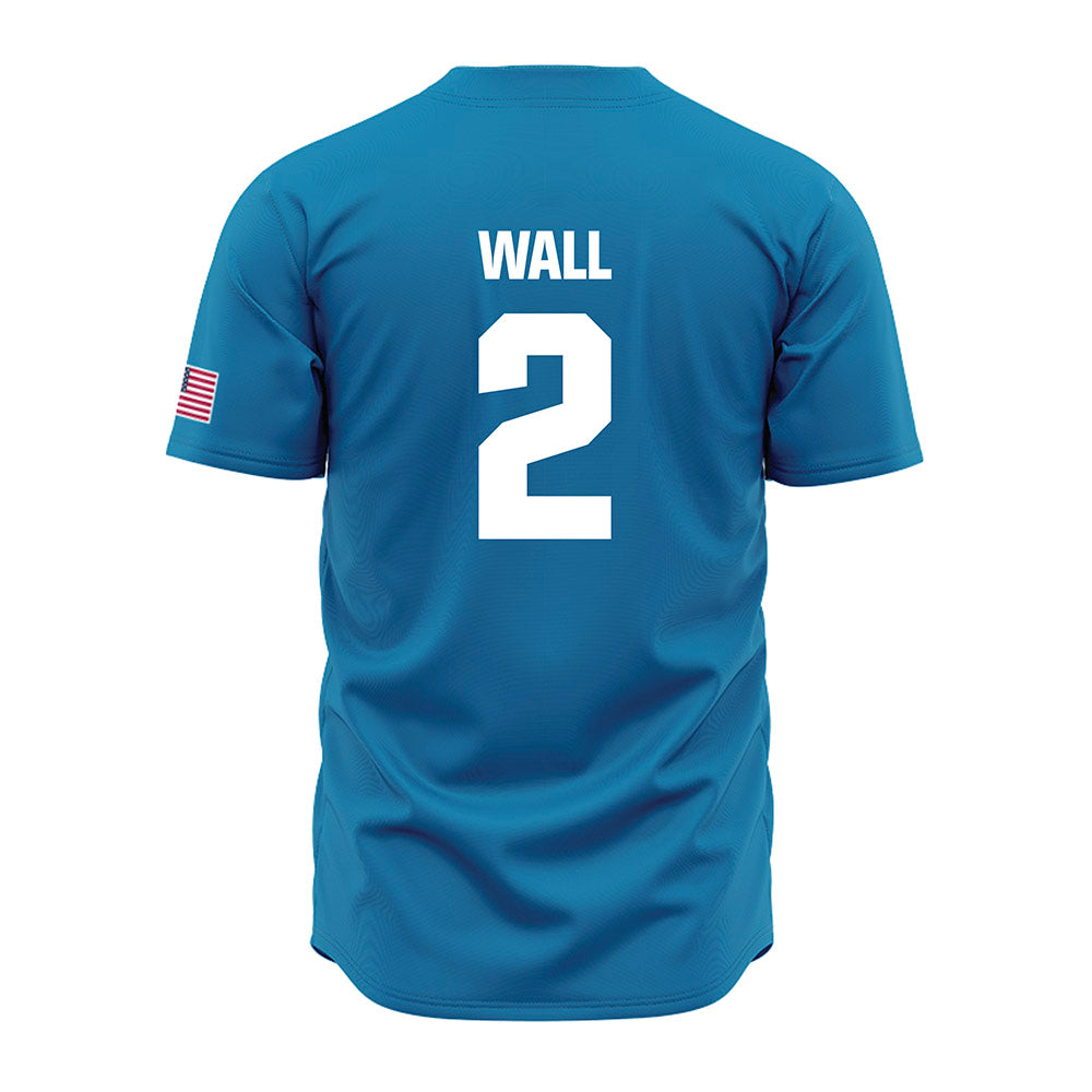 LMU - NCAA Baseball : Jaxson Wall - Blue Jersey-1