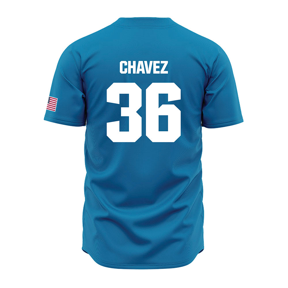 LMU - NCAA Baseball : Alex Chavez - Blue Jersey-1