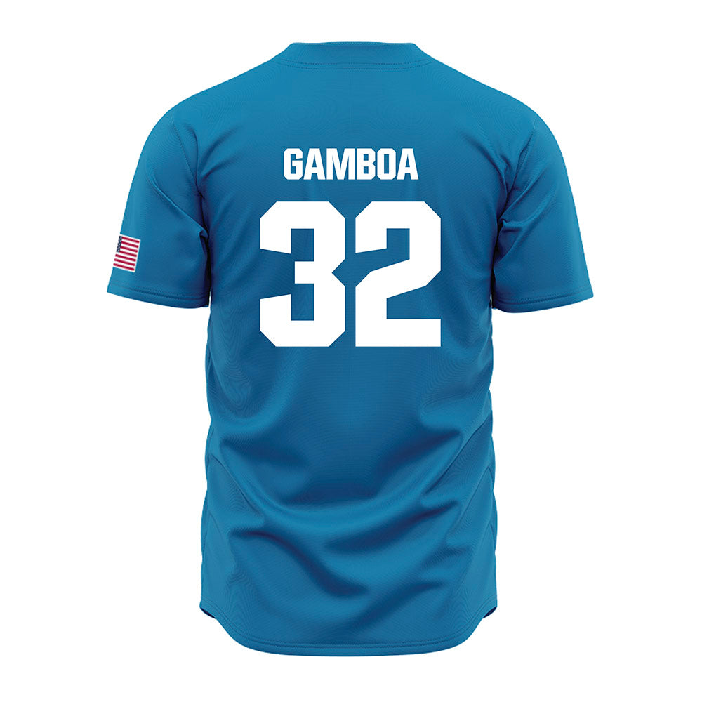 LMU - NCAA Baseball : Alex Gamboa - Blue Jersey-1