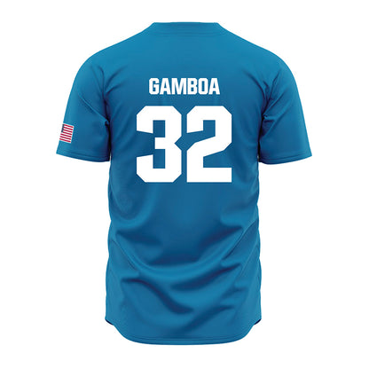LMU - NCAA Baseball : Alex Gamboa - Blue Jersey-1