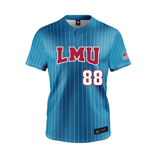 LMU - NCAA Softball : Izzy Jamgotchian - Blue Jersey-0