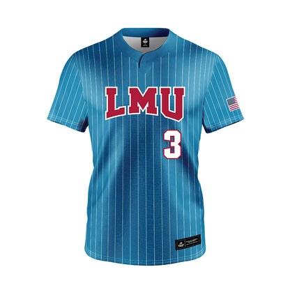 LMU - NCAA Softball : Sydney Poole - Blue Jersey-0