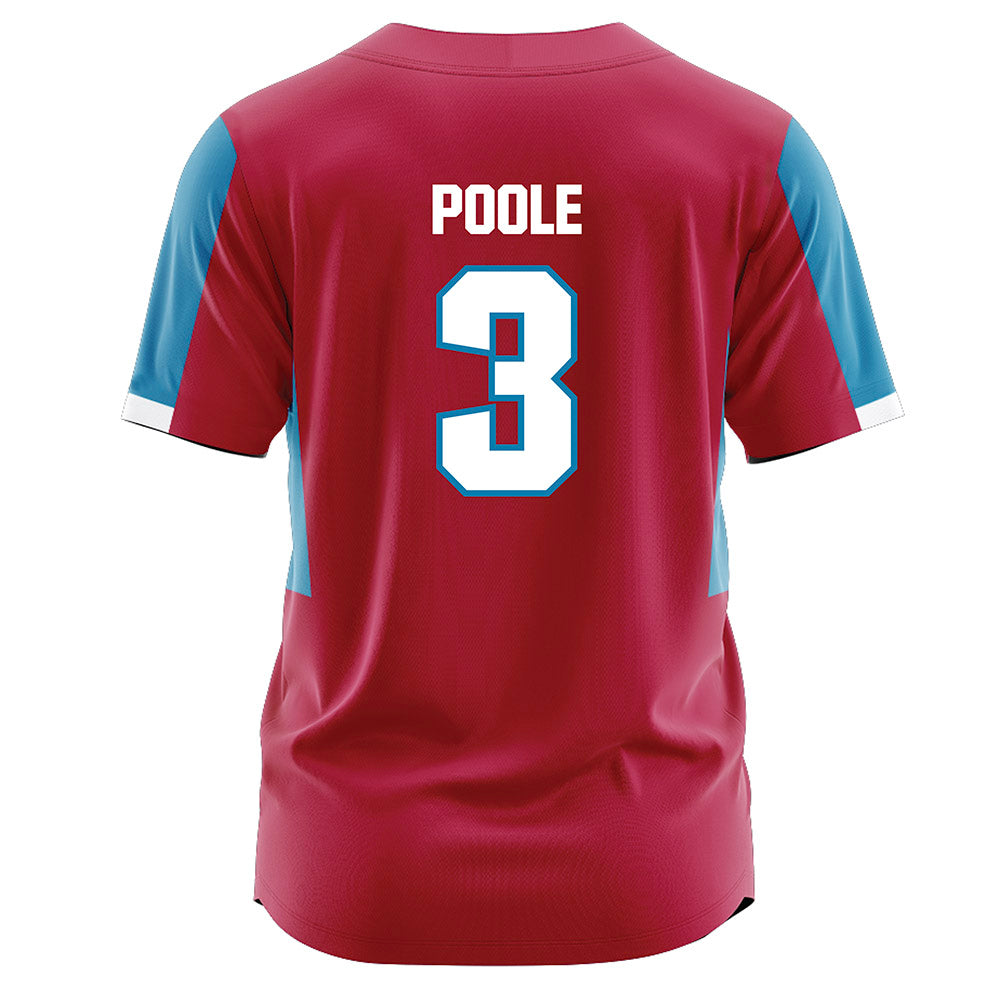 LMU - NCAA Softball : Sydney Poole - Red Jersey-1