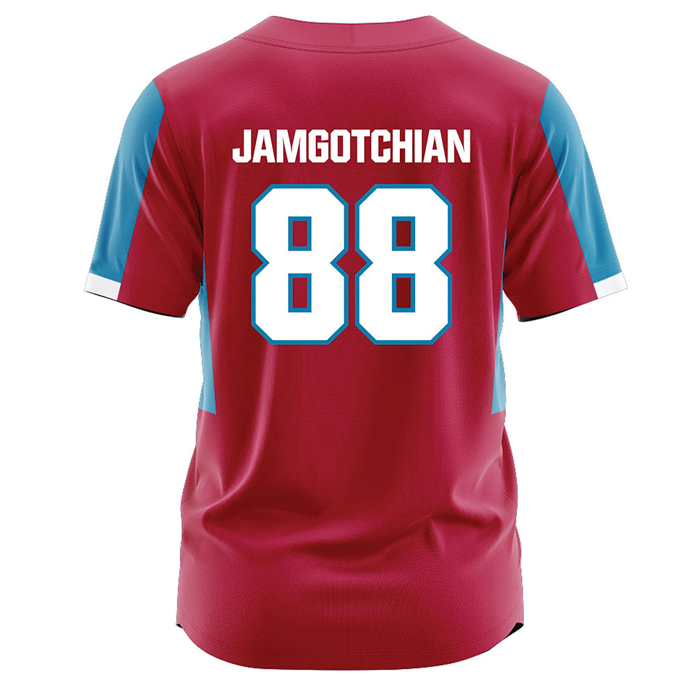 LMU - NCAA Softball : Izzy Jamgotchian - Red Jersey-1