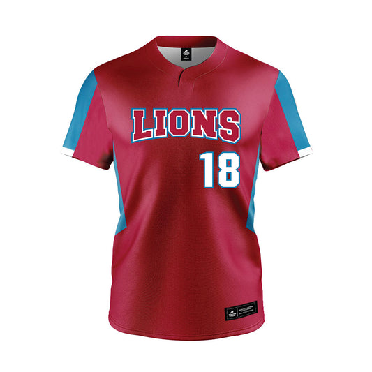 LMU - NCAA Softball : Lainey Llamas - Red Jersey-0