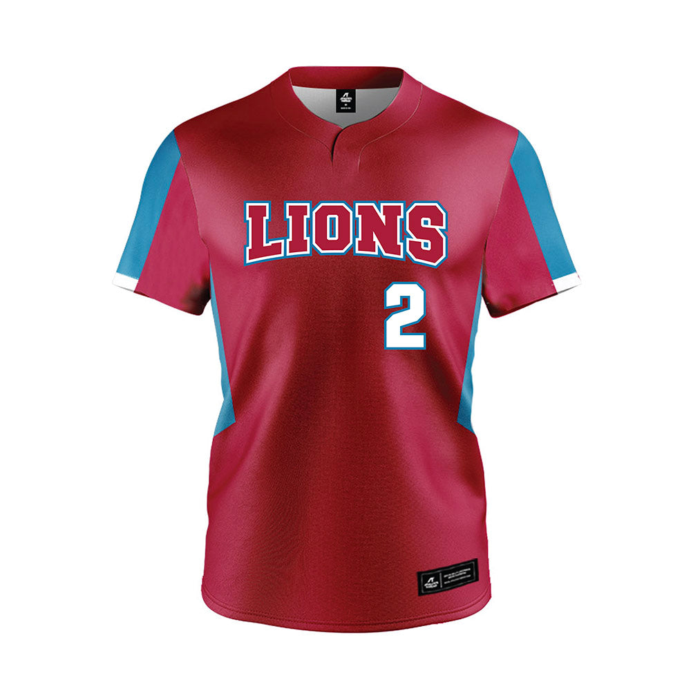 LMU - NCAA Softball : Mya Allen - Red Jersey-0
