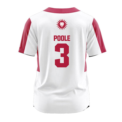 LMU - NCAA Softball : Sydney Poole - White Jersey-1