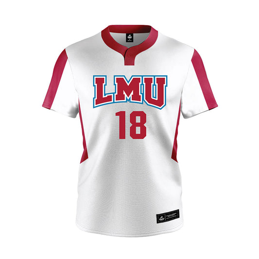 LMU - NCAA Softball : Lainey Llamas - White Jersey-0