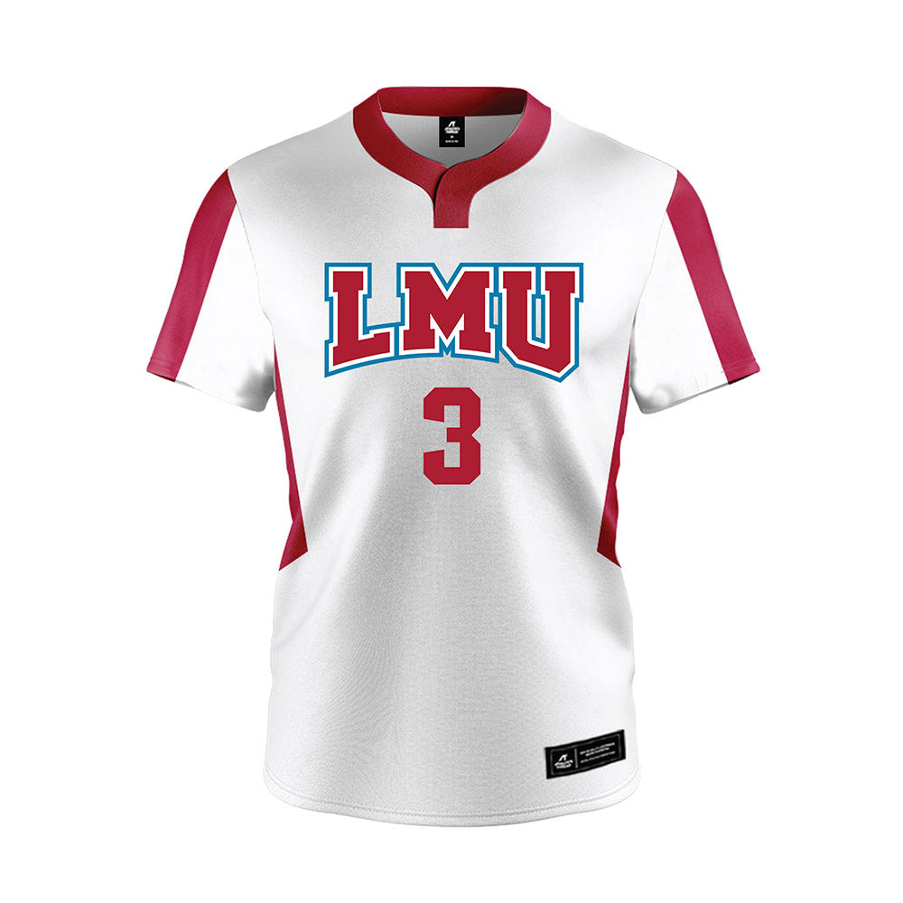 LMU - NCAA Softball : Sydney Poole - White Jersey-0