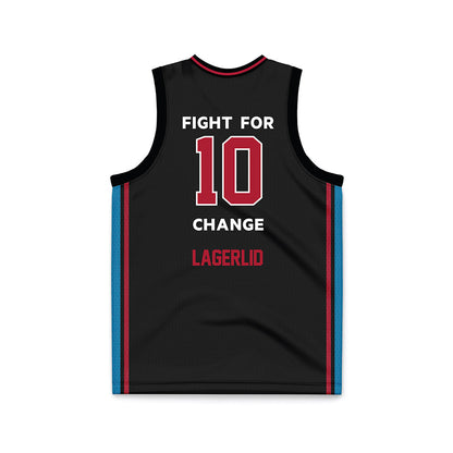 LMU - NCAA Women's Basketball : Lova Lagerlid - Black Basketball Jersey-1