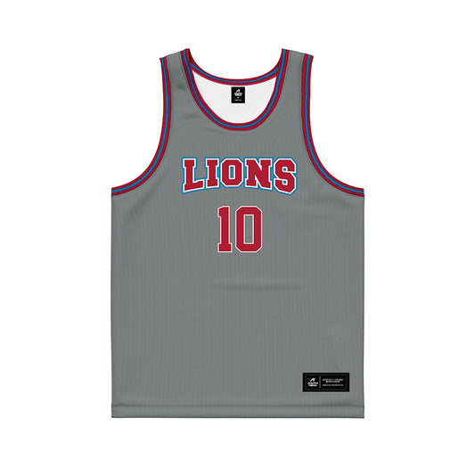 LMU - NCAA Women's Basketball : Lova Lagerlid - Grey Basketball Jersey-0