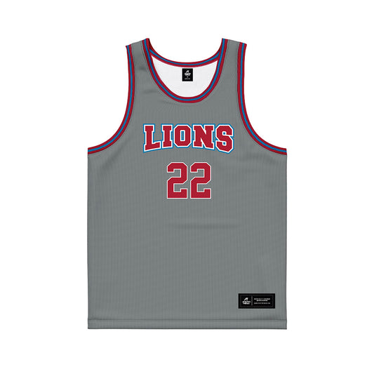 LMU - NCAA Women's Basketball : Alia Matavao - Grey Basketball Jersey-0