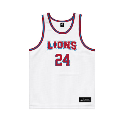 LMU - NCAA Men's Basketball : Jael Martin - White Basketball Jersey-0