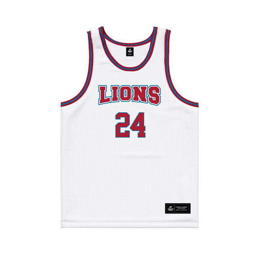 LMU - NCAA Men's Basketball : Jael Martin - White Basketball Jersey-0