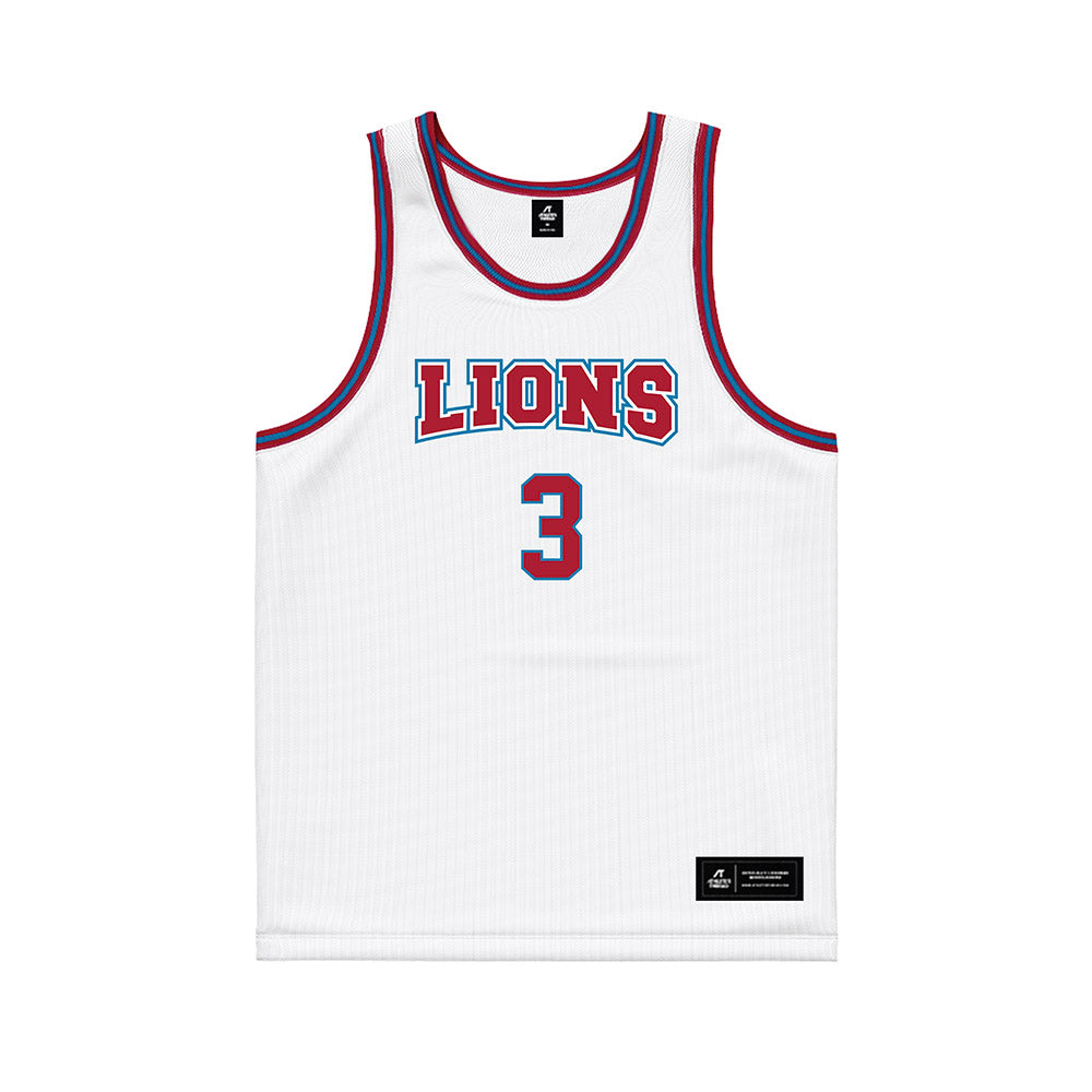 LMU - NCAA Men's Basketball : Marley Zeller - White Basketball Jersey-0