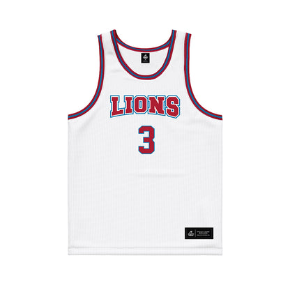 LMU - NCAA Men's Basketball : Marley Zeller - White Basketball Jersey-0