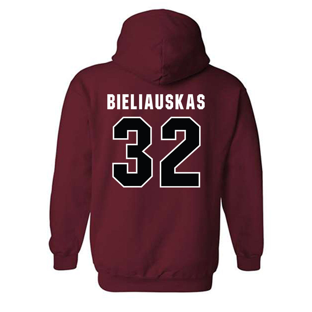 South Carolina - NCAA Men's Basketball : Aleksas Bieliauskas - Classic Shersey Hooded Sweatshirt-1