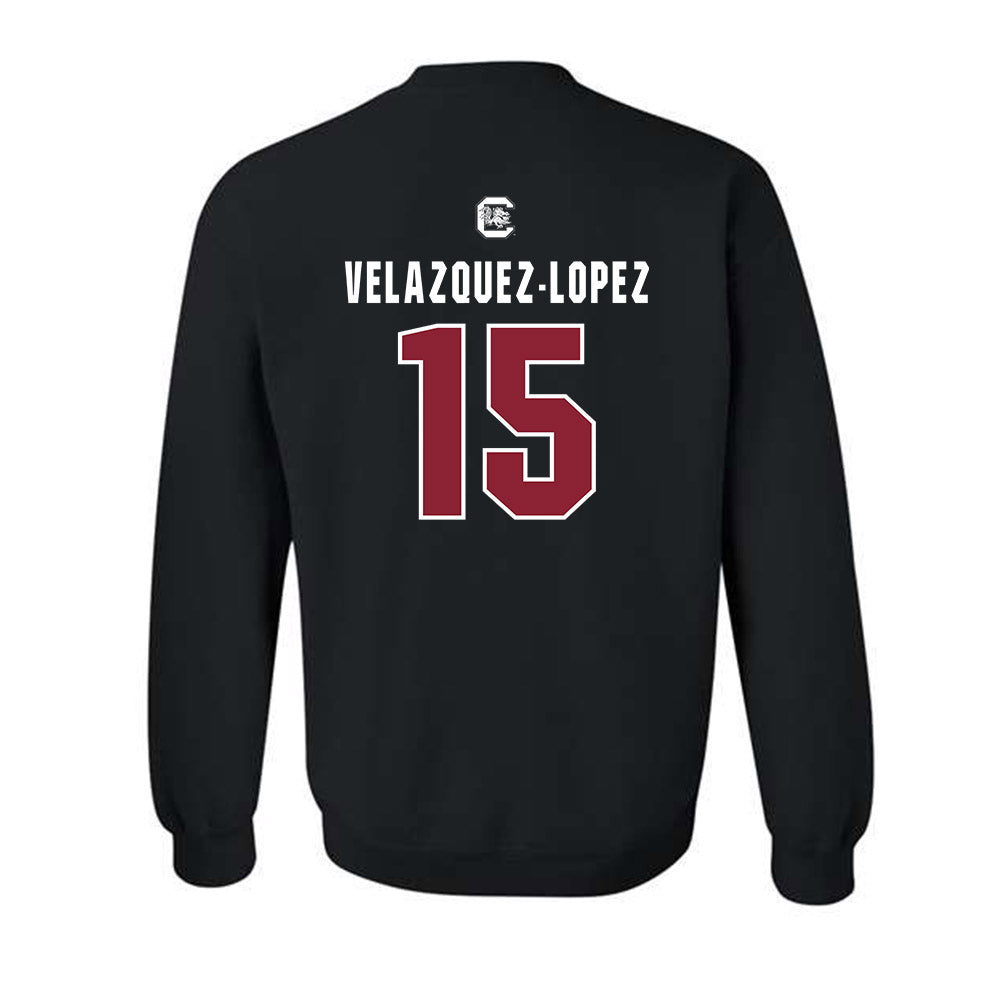South Carolina - NCAA Men's Soccer : Alejandro Velazquez-Lopez - Classic Shersey Crewneck Sweatshirt-1
