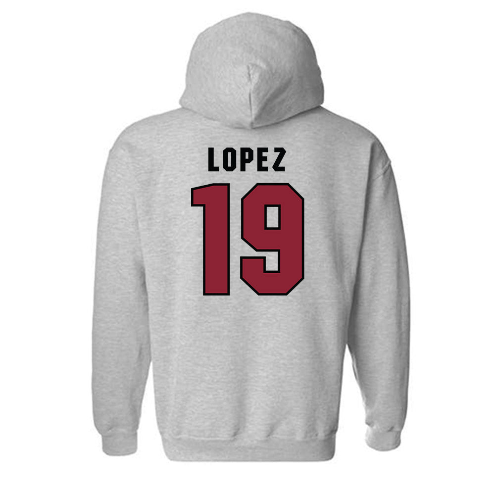 South Carolina - NCAA Men's Basketball : Hugo Lopez - Classic Shersey Hooded Sweatshirt-1