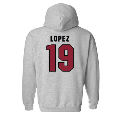 South Carolina - NCAA Men's Basketball : Hugo Lopez - Classic Shersey Hooded Sweatshirt-1