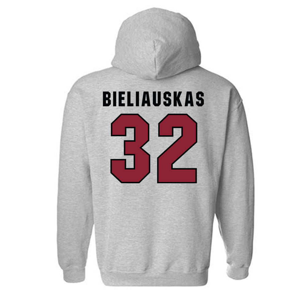 South Carolina - NCAA Men's Basketball : Aleksas Bieliauskas - Classic Shersey Hooded Sweatshirt-1