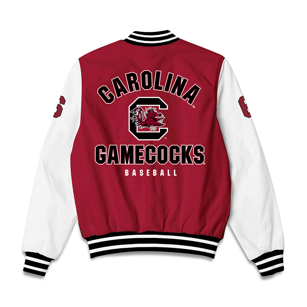 South Carolina - NCAA Baseball : Bradley Hodges - Bomber Jacket-1