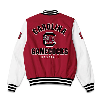 South Carolina - NCAA Baseball : Bradley Hodges - Bomber Jacket-1