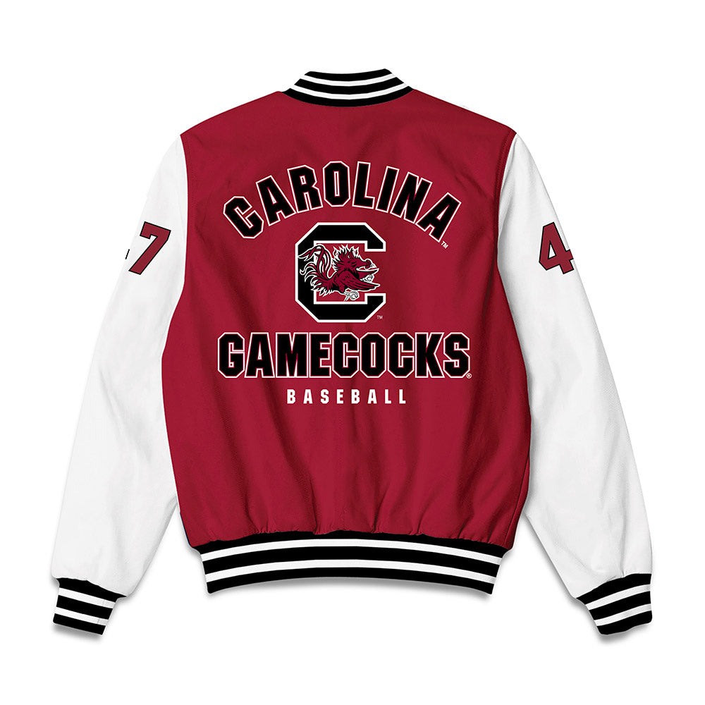 South Carolina - NCAA Baseball : Joshua Gregoire - Bomber Jacket-1