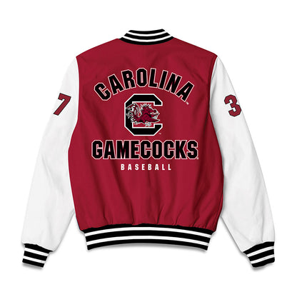 South Carolina - NCAA Baseball : Bryce Navarre - Bomber Jacket-1