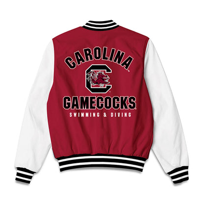 South Carolina - NCAA Men's Swimming & Diving : Owen Harmon - Bomber Jacket-1
