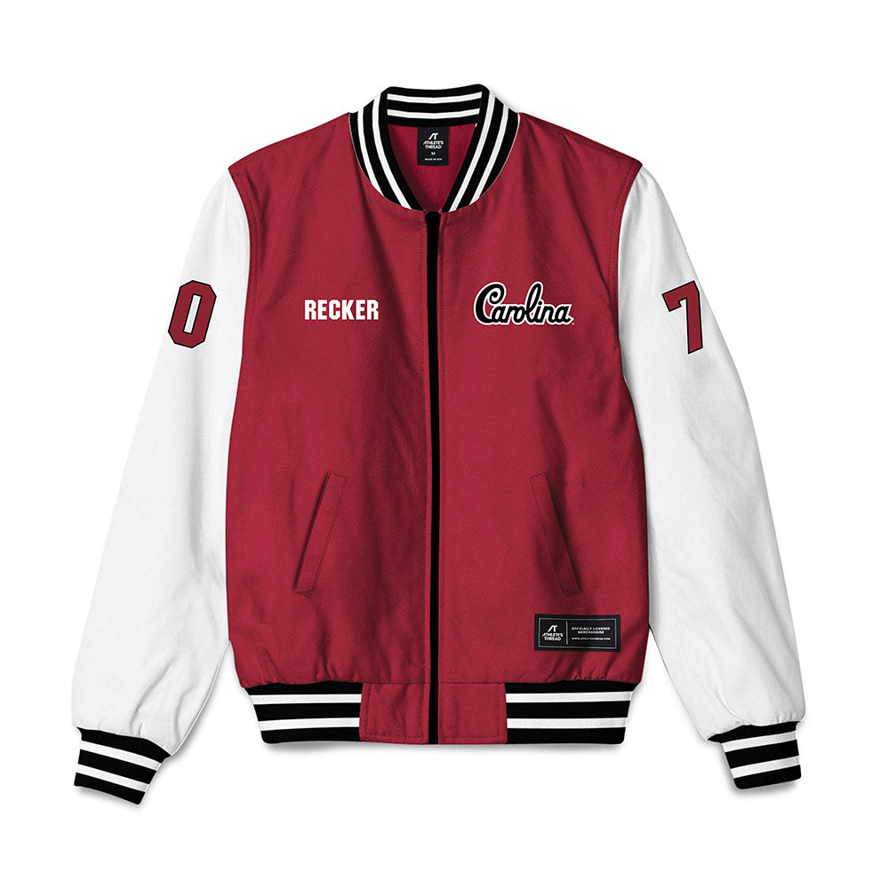 South Carolina - NCAA Football : Jake Recker - Bomber Jacket-0