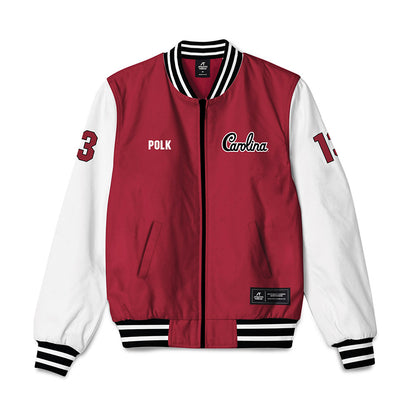 South Carolina - NCAA Men's Basketball : Grant Polk - Bomber Jacket-0