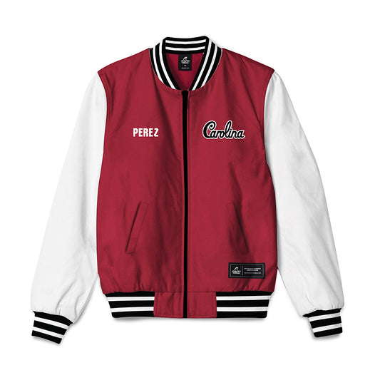 South Carolina - NCAA Men's Swimming & Diving : Emil Perez - Bomber Jacket-0