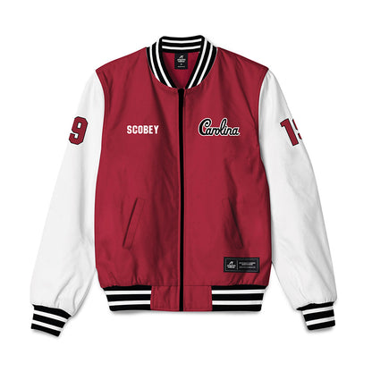 South Carolina - NCAA Baseball : KJ Scobey - Bomber Jacket-0