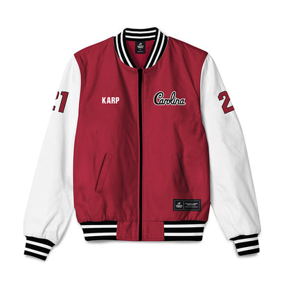 South Carolina - NCAA Men's Soccer : Kieran Karp - Bomber Jacket-0