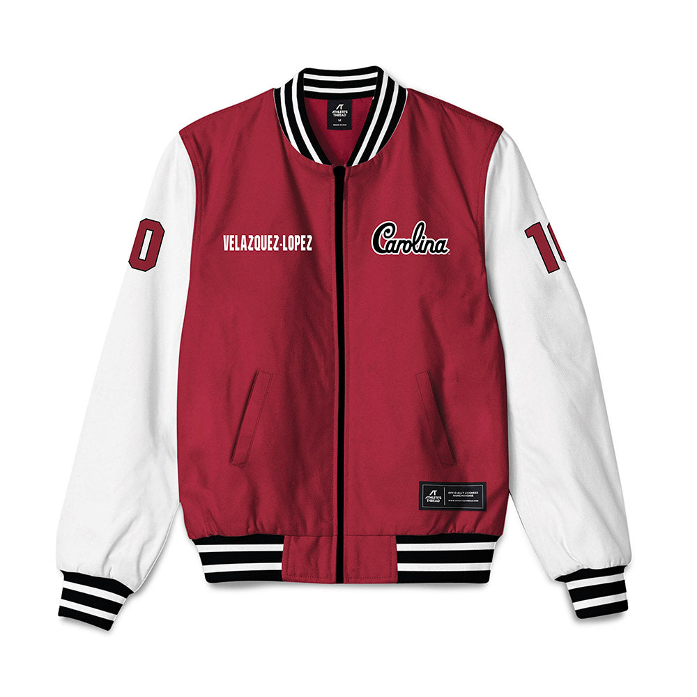 South Carolina - NCAA Men's Soccer : Alejandro Velazquez-Lopez - Bomber Jacket-0