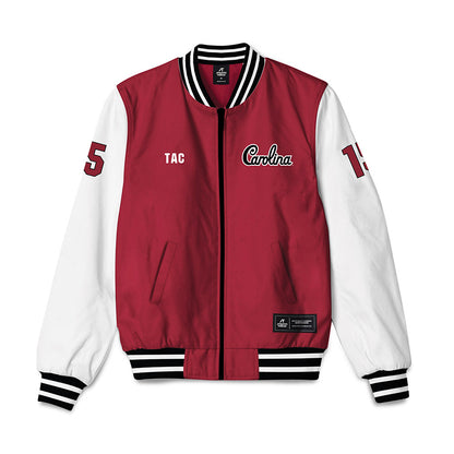 South Carolina - NCAA Women's Basketball : Adhel Tac - Bomber Jacket-0